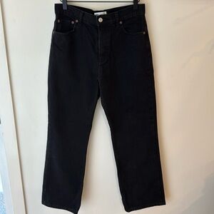 Zara Black Wide Leg Jeans